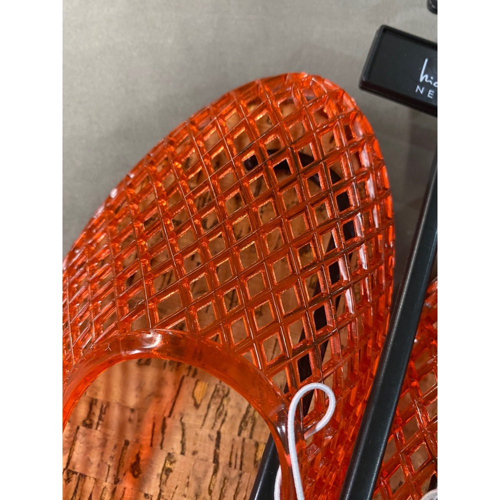 Nicole Miller New York Orange Jelly Ballet Flats - Women's Size 9 NWOT - Picture 5 of 6